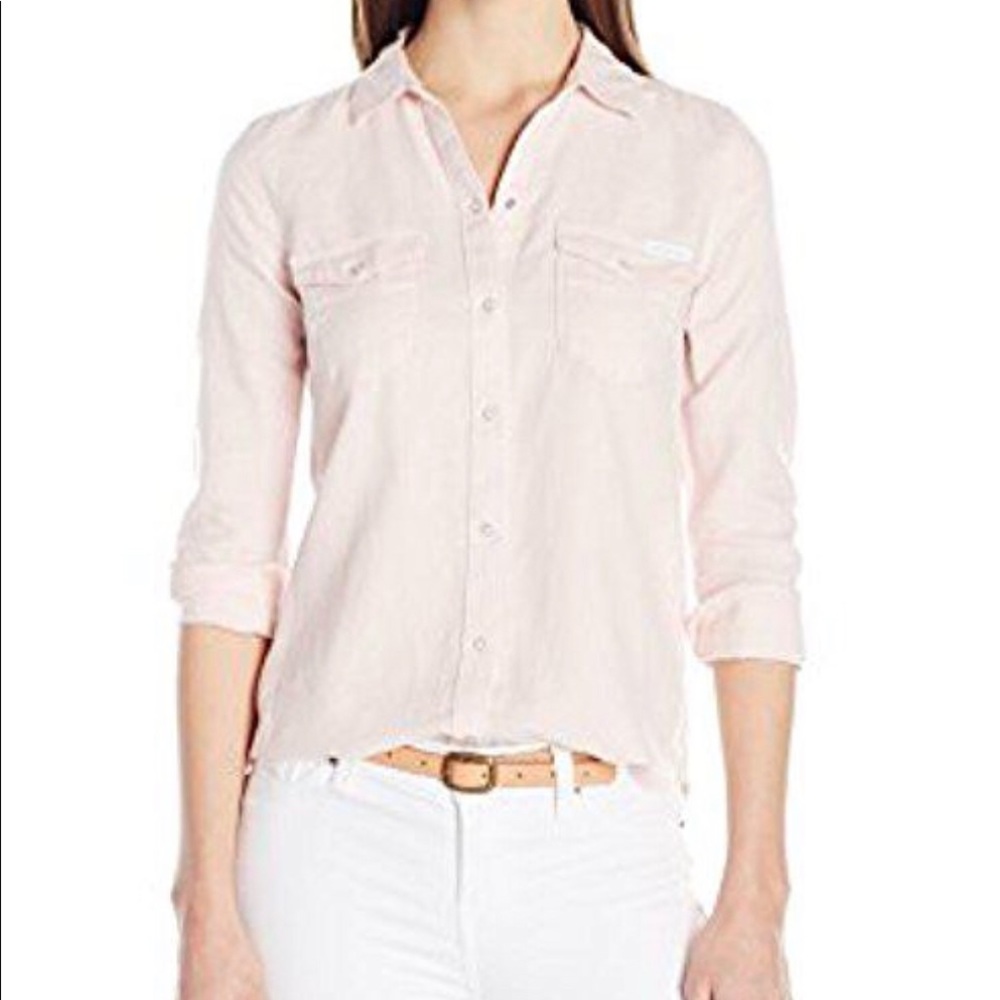 Calvin Klein Jeans Pink Button Down Shirt